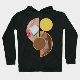 Bright vibrant modern earth tones colors unique original contemporary art 383 Abstract Hoodie